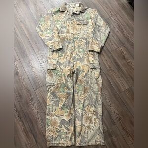 Vintage RedHead Camo Coveralls Men’s Large Hunting Workwear USA Made